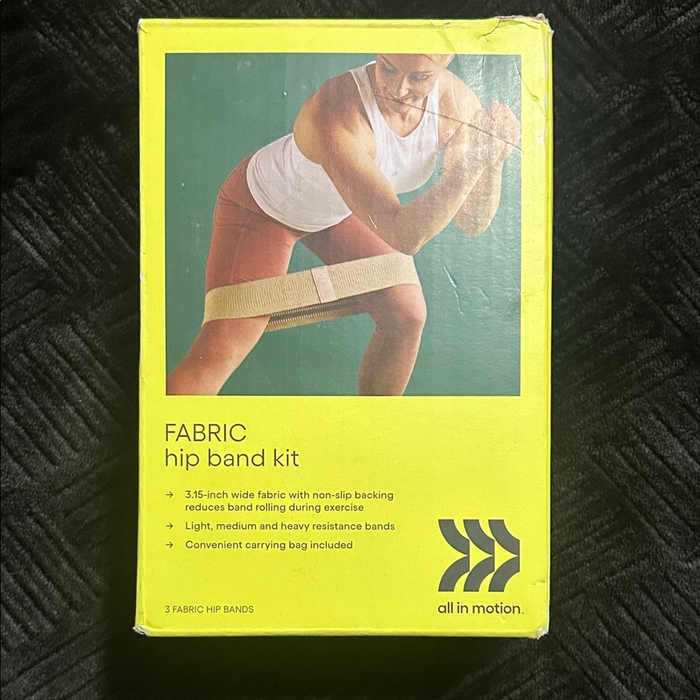 All in Motion Fabric Hip Band Kit -3pk